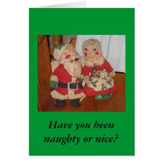 Mr. and Mrs. Claus Christmas Card