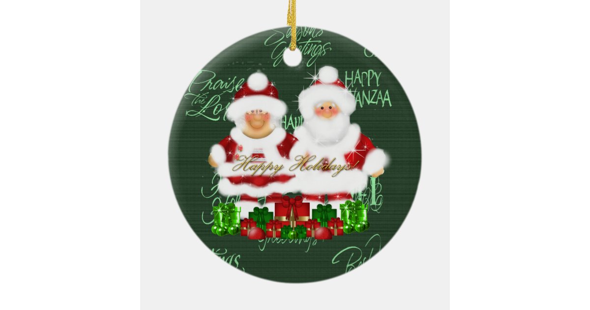 mr and mrs claus ornament zazzle mr and mrs claus ornament zazzle