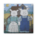 Mr And Mrs Pig magnets