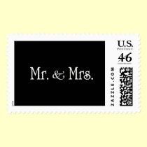Mr. and Mrs. postage