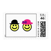Mr. and Mrs.Smiley Face postage by original_designs Mr. and Mrs.Smiley Face postage