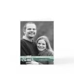 Mr. and Mrs. Thank You Card - Basil