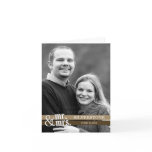Mr. and Mrs. Thank You Card - Brown