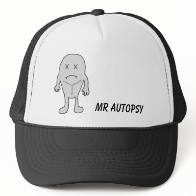 Mr Autopsy Hat by babydollboutique