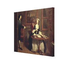 Mr. B. finds Pamela writing, illustration from Ric canvas prints