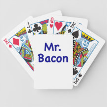 Mr. Bacon Deck Of Cards