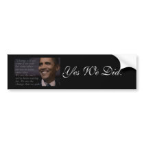 Mr. Barack Obama bumper stickers