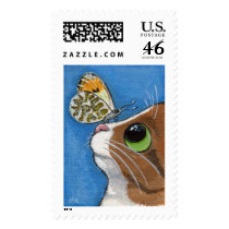 Mr Biggles and the Orange Tip - Cat Postage postage