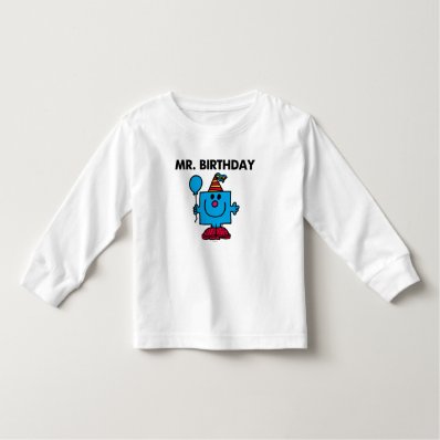 Mr. Birthday | Happy Birthday Balloon Tee Shirt