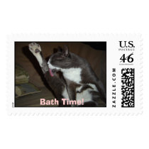 Mr. Bootie's Bath Time postage