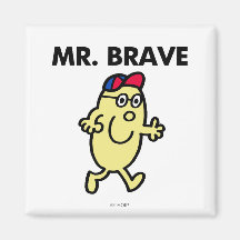 Mr Brave Classic Refrigerator Magnet