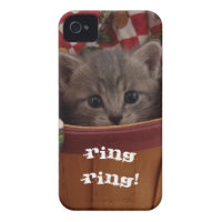 Mr. Brown Ring Ring! Case-Mate iPhone 4 Cases