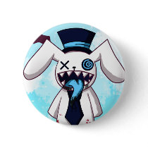 Mr. Bunny Pinback Buttons