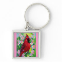 Mr. Cardinal Keychain