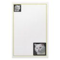 Mr. Cat Portrait Stationery by kerstitch Mr. Cat Portrait Stationery