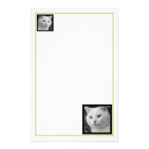 Mr. Cat Portrait Stationery stationery