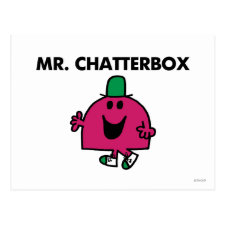 Mr Chatterbox Classic Post Card