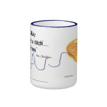 Mr Cheddar Cat Cup For Knitters mugs