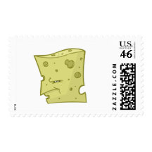 Mr. Cheese Postage Stamps