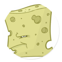 Mr. Cheese stickers