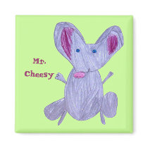 Mr.Cheesy magnets by SuperMaggie Mr.Cheesy magnets