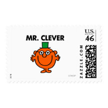 Mr Clever Classic Postage Stamp