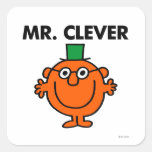Mr Clever Classic Square Stickers
