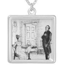 Mr Collins and Elizabeth Necklace