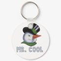 Mr. Cool - Snowman keychains by Spice Mr. Cool - Snowman keychains