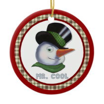 Mr. Cool - Snowman ornaments