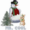 Mr. Cool - Snowman Ornament photo sculptures by Spice Mr. Cool - Snowman Ornament photo sculptures