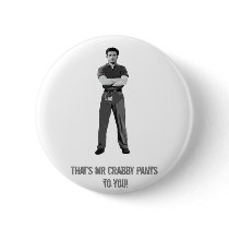 Mr Crabby Pants buttons