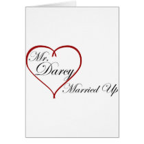 Mr. Darcy Married Up Cards