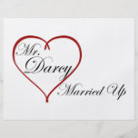 Mr. Darcy Married Up Flyer Design