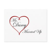 Mr. Darcy Married Up Post Card