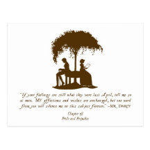 Mr Darcy's Proposal Postcard