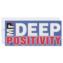Mr. Deep Positivity Products Custom Rack Card