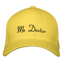 Mr . Doctor Embroidered Baseball Caps