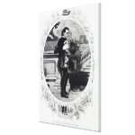 Mr  Edwin Booth as Iago Stretched Canvas Prints