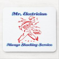 Mr Electrician mousepads by Steever44 Mr Electrician mousepads