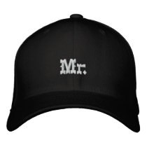 Mr. Embroidered Baseball Caps