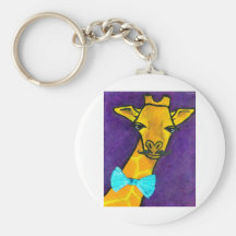 Mr. Fancy Giraffe Key Chain