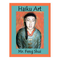 Mr. Feng Shui Haiku Art Print by Reflekshins Mr. Feng Shui Haiku Art Print