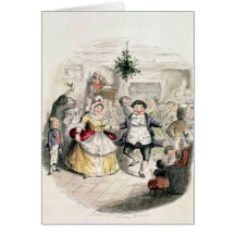 Mr Fezziwig's Ball, from 'A Christmas Carol' Cards