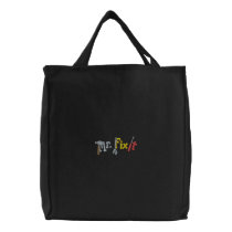 Mr Fix It embroidered bags