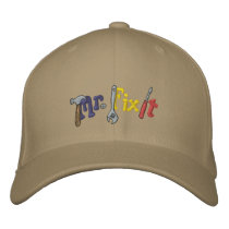 Mr Fix It embroidered hats by Embroidery4U Mr Fix It embroidered hats
