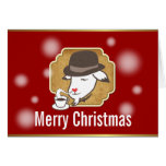 Mr. Goat & His Coffee Merry Christmas Card