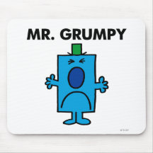 Mr Grumpy Classic Mouse Pad