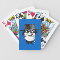Mr Grumpyhead playing cards