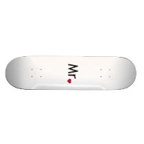 Mr - half of Mr and Mrs set Skate Board